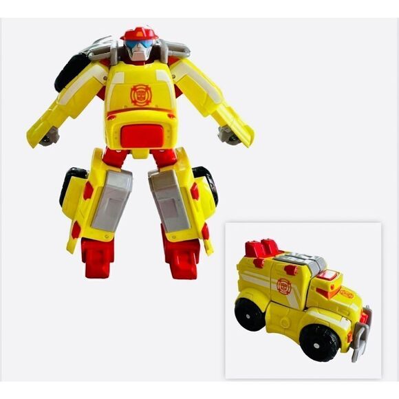 Transformers Rescue Bots Academy Heatwave FireBot Action Figure Hasbro Playskool - Picture 1 of 6